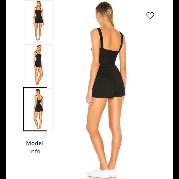 LOVERS + FRIENDS Revolve Black Phoenix Romper - Picture 3 of 13
